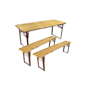 MOBIKA Réfectoire table brasserie pliante bois