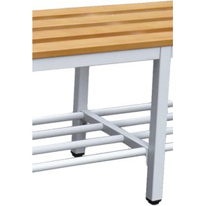 MOBIKA Réfectoire banc bois grille non empilable