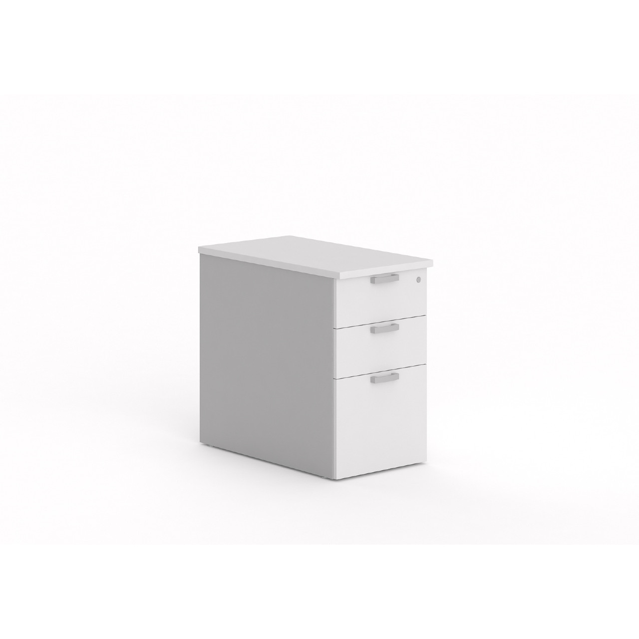 MOBIKA Bureau Caisson TONO 2 tiroirs dossier 60 cm