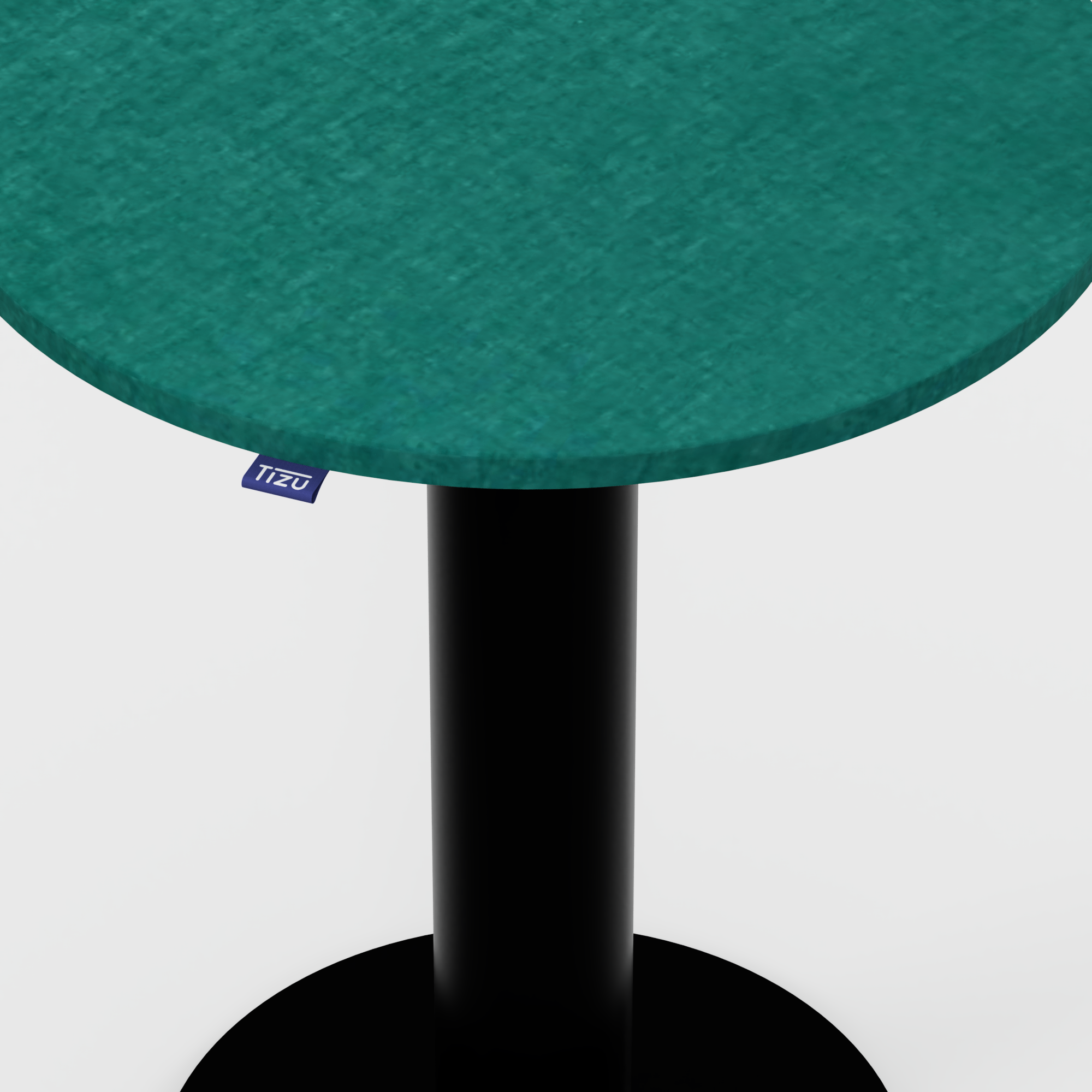 Tizu Montchat table ronde 60cm Vert forêt VD10 74cm