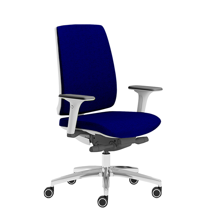CUF Milano Velia White chaise de bureau blanche