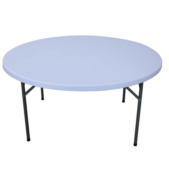MOBIKA Réfectoire Table ronde polyéthylène pliante