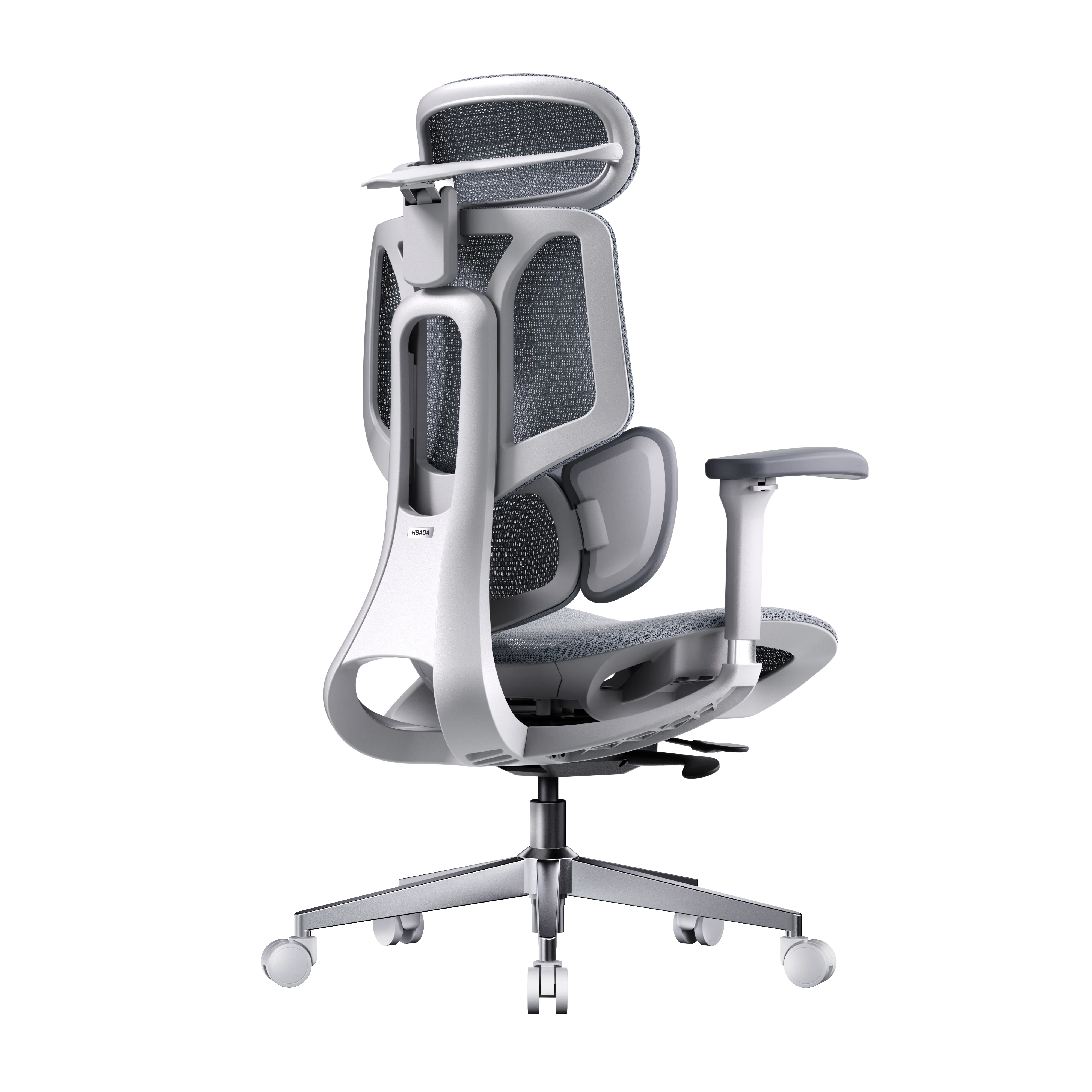 Hbada E3 Air Chaise de bureau noir sans repose-pieds