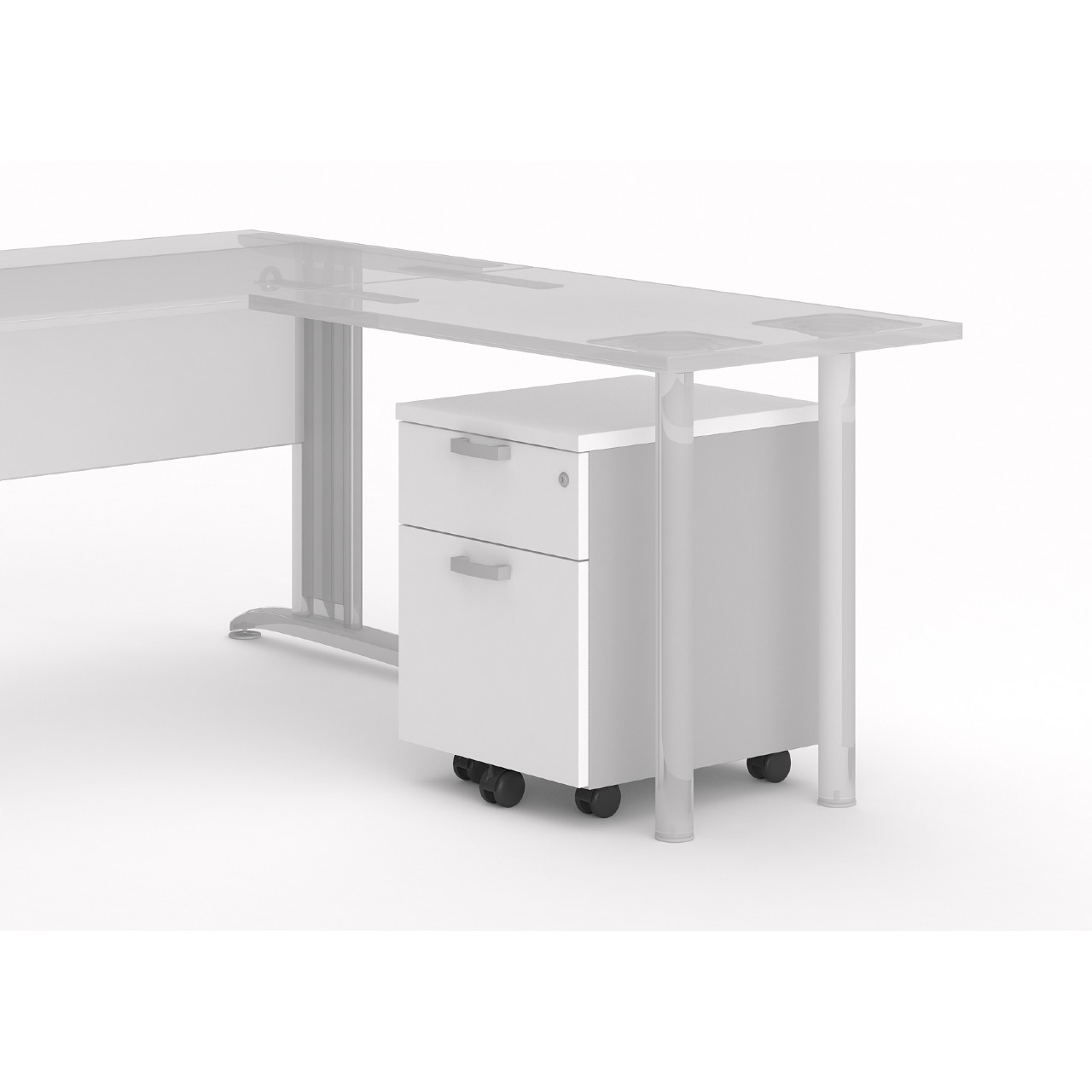 MOBIKA Bureau TONO Caisson mobile 1 tiroir + dossier