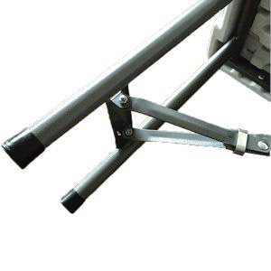 MOBIKA Réfectoire Banc pliant polyéthylène blanc transportable