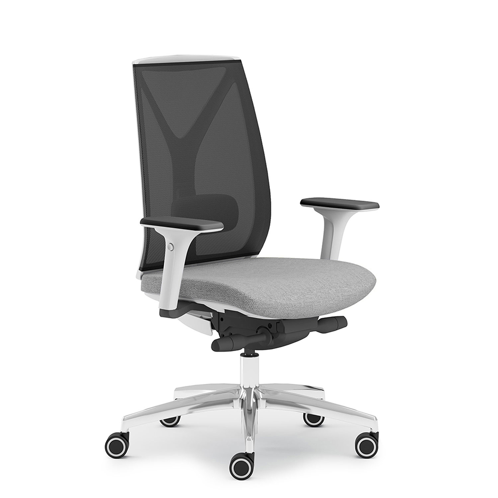 CUF MILANO Velia Rete White siège bureau blanc