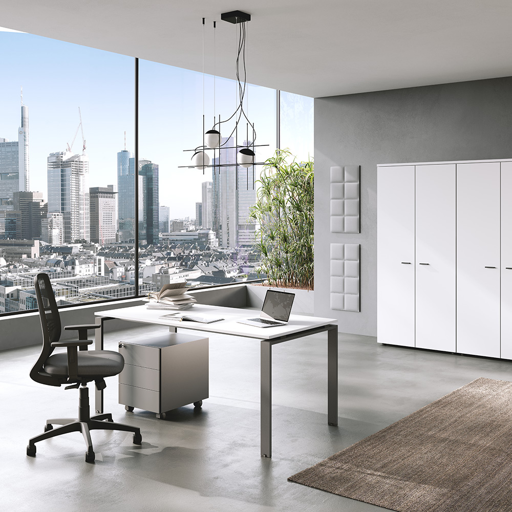 CUF Milano Doria bibliothèque bureau rangement porte