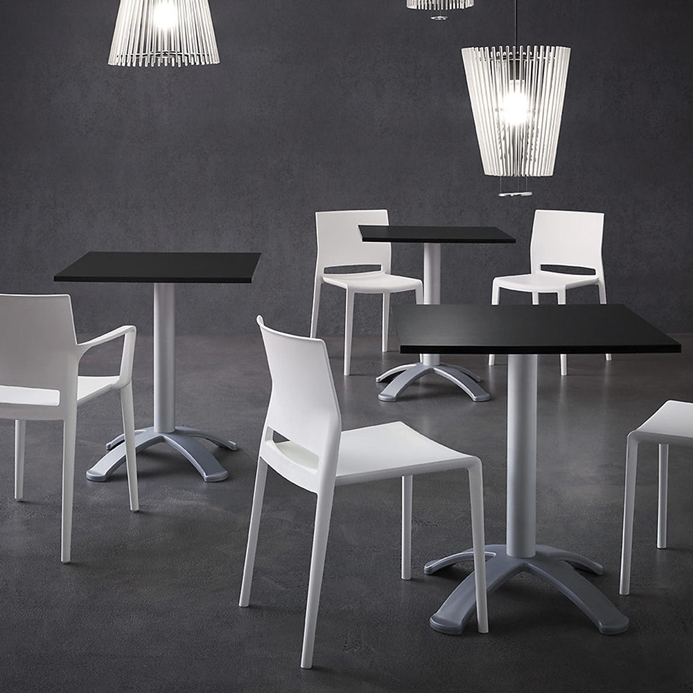 CUF MILANO Bakhita chaise visiteur accueil empilable