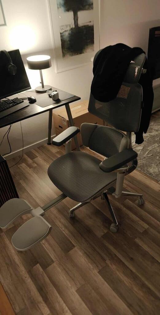 Hbada X7 Series X7 siège ergonomique gris massage chauffant