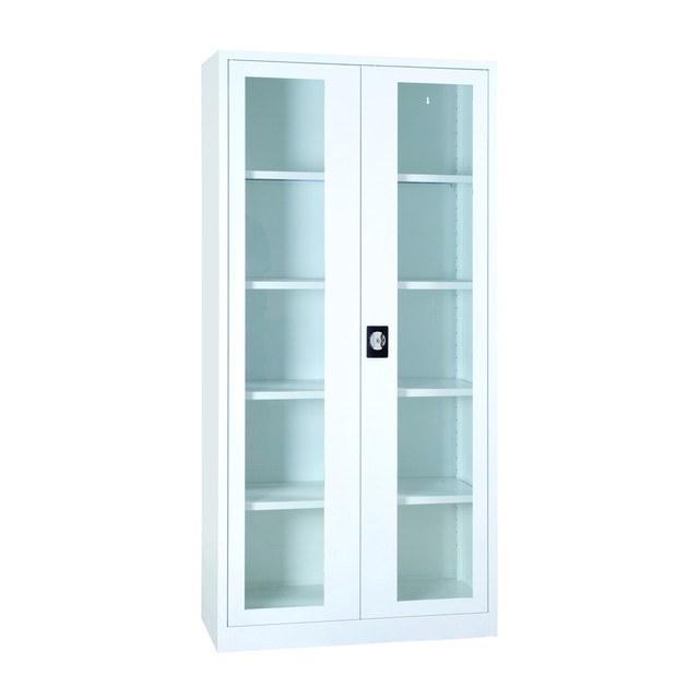 MOBIKA Médical Armoire médicale 2 portes vitrées métal bureau