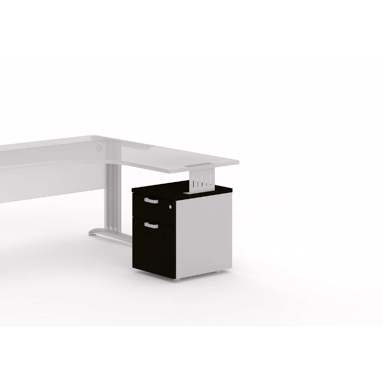 MOBIKA Bureau TONO caisson porteur 1 tiroir bureau