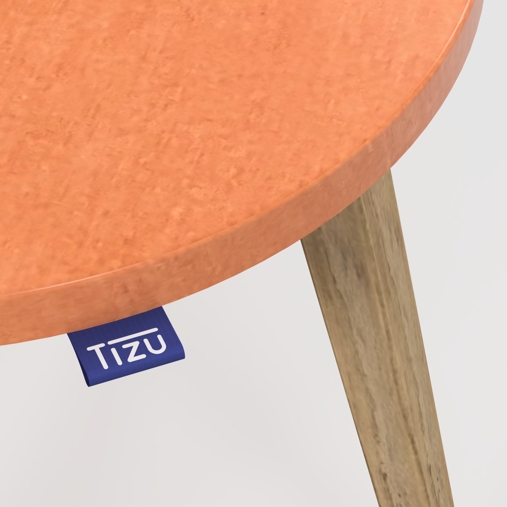 Tizu Confluence table basse Terracotta Ø45 cm