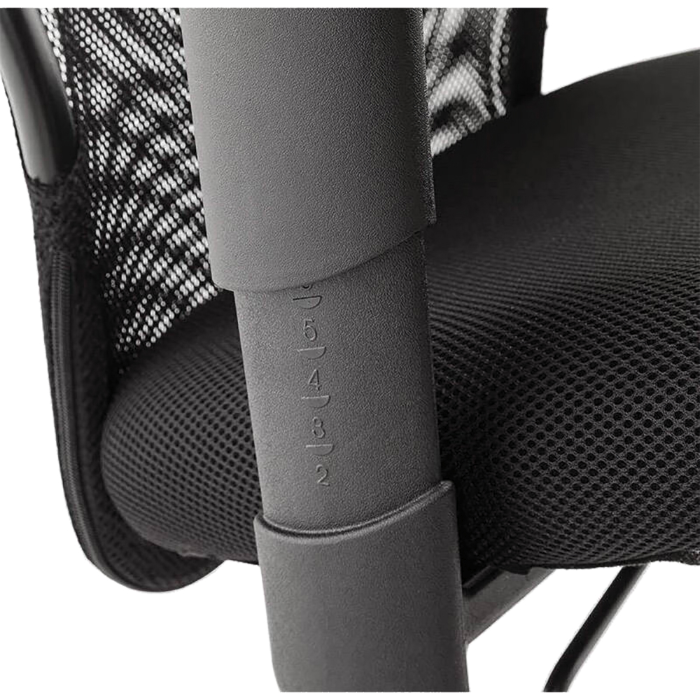 MOBIKA Bureau Fauteuil têtière accoudoirs 3D chromé