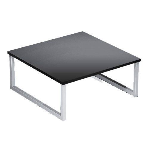MOBIKA Détente Table basse carrée mélaminé accueil