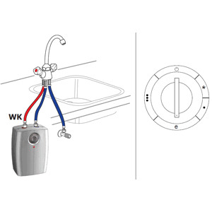 MOBIKA Hygiène pièce robinet col de cygne