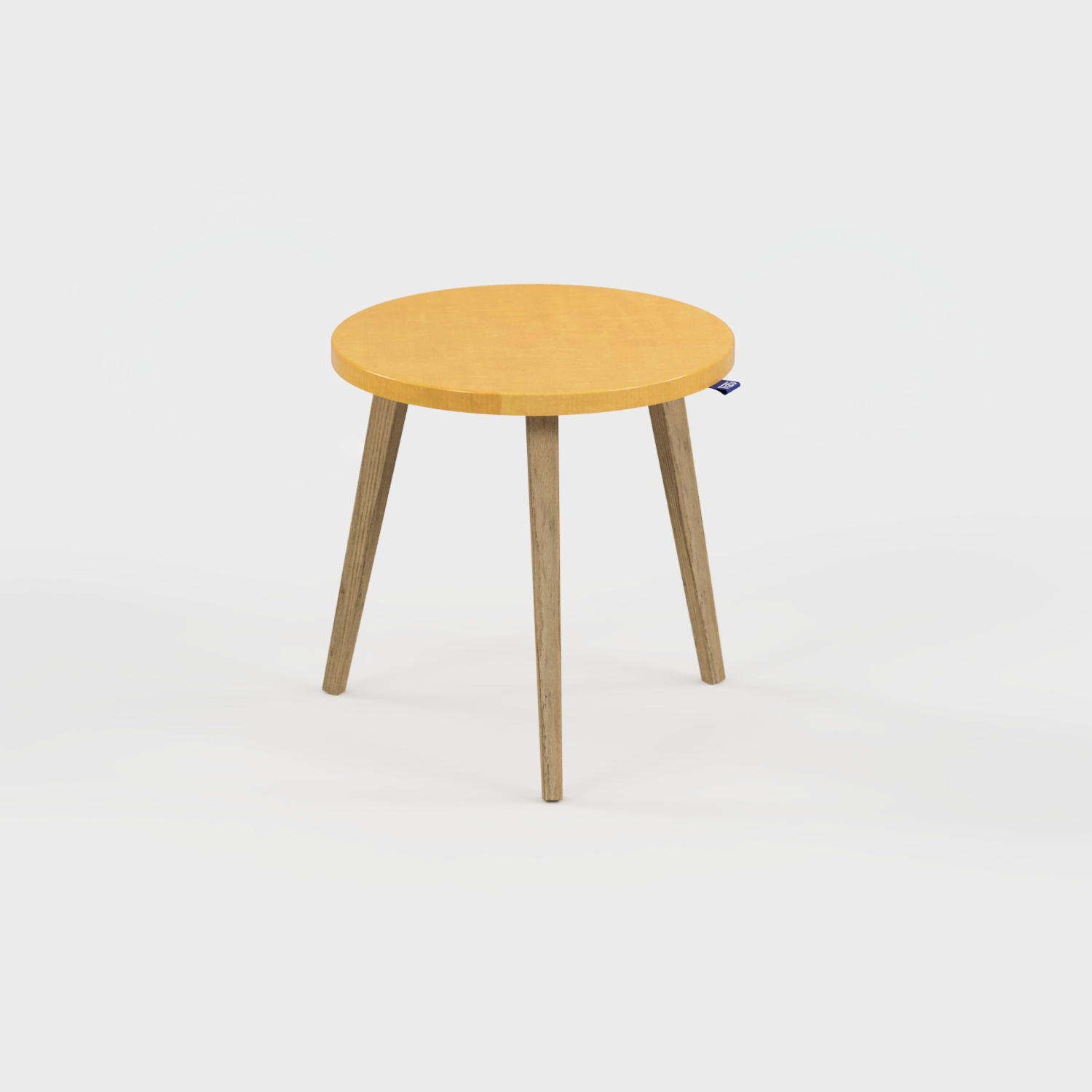 Tizu Confluence table basse Blanc Jacquard Ø45 cm