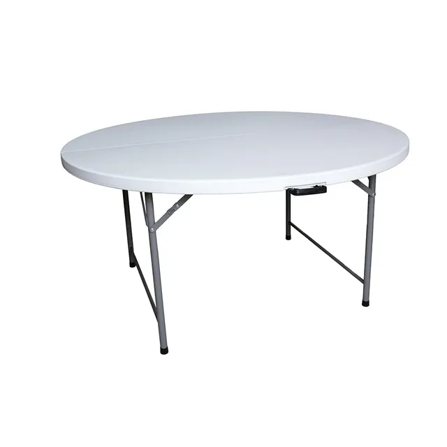 MOBIKA Réfectoire table ronde pliante plateau et pieds
