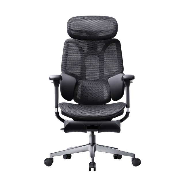 Hbada E3 Air 2026 Chaise de bureau noir soutien 3 zones
