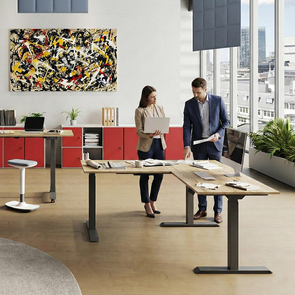 CUF MILANO Bramante Easy-Up bureau réglable extension