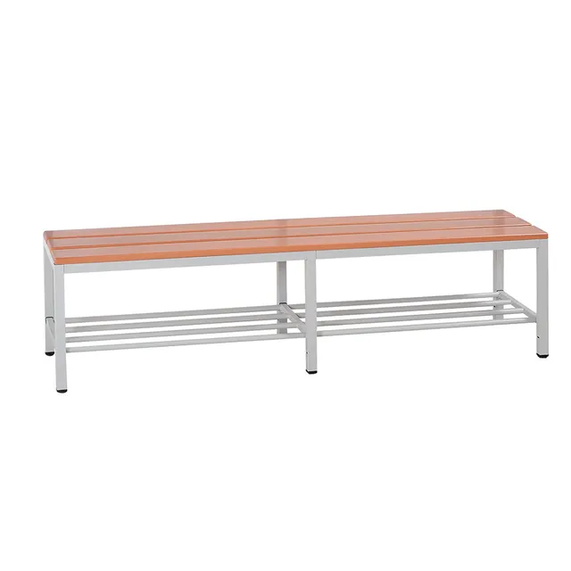 MOBIKA Réfectoire banc bois grille non empilable