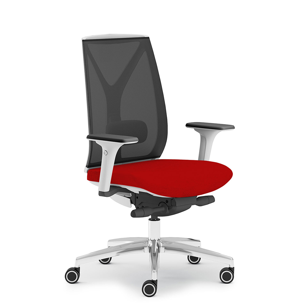 CUF MILANO Velia Rete White siège bureau blanc