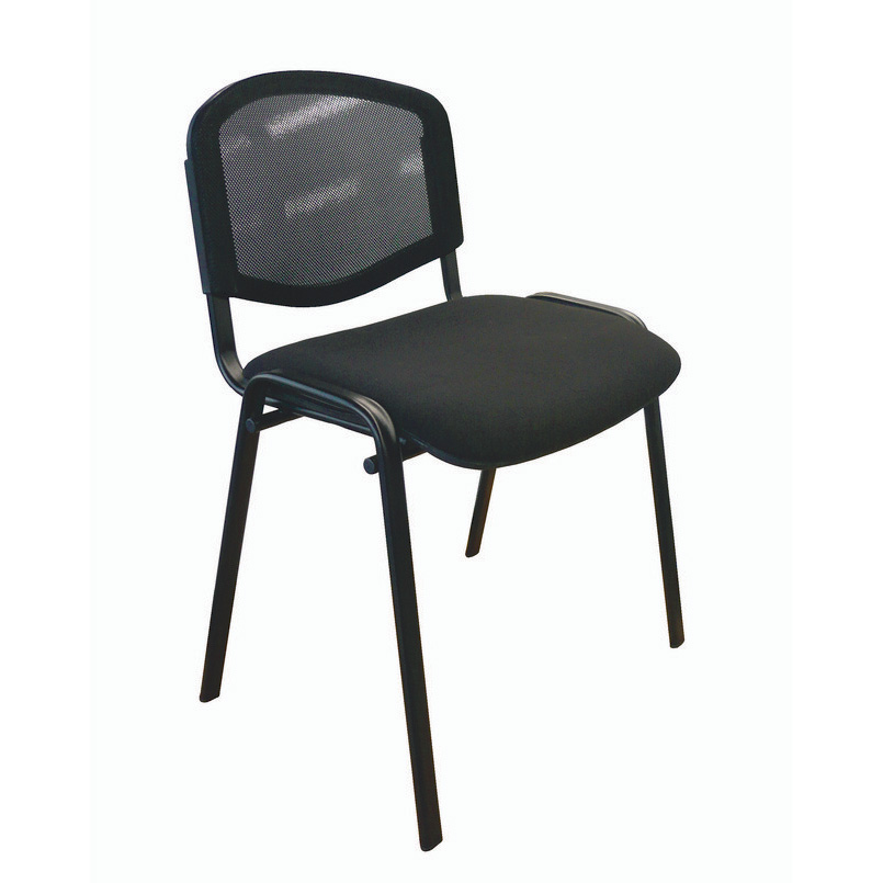 MOBIKA Bureau chaise visiteur empilable résille