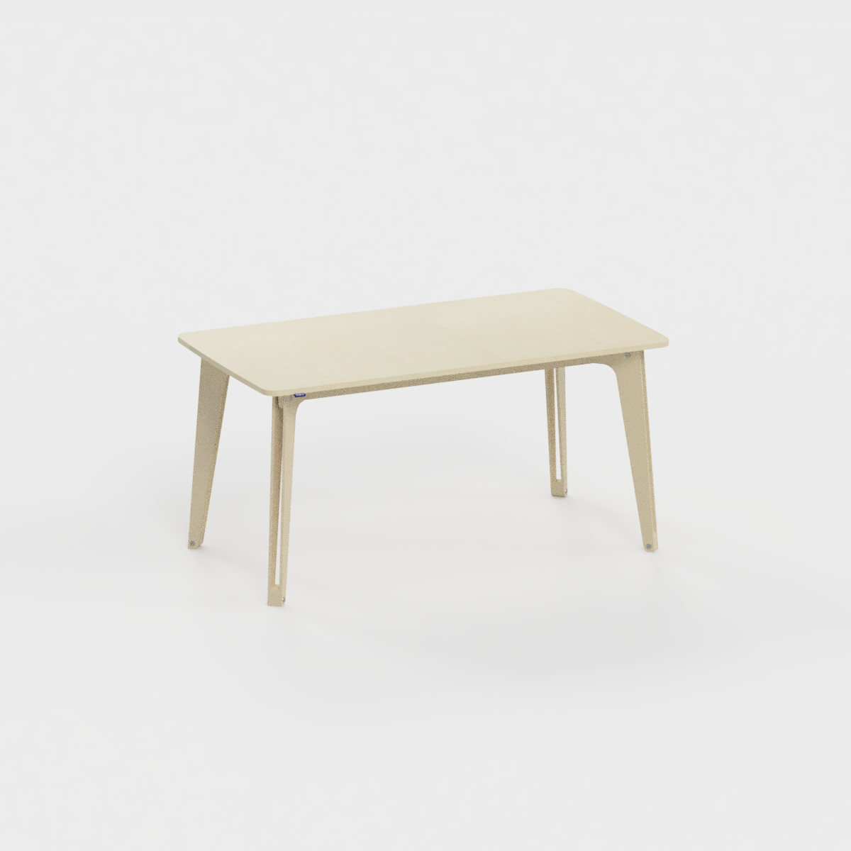 Tizu Brotteaux table L150 x 80 cm blanc 74 cm