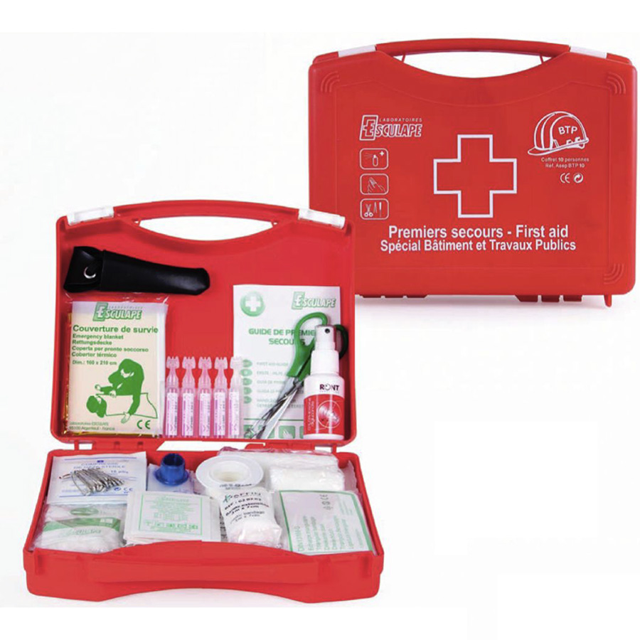MOBIKA Médical Trousse de secours BTP trousse chantier