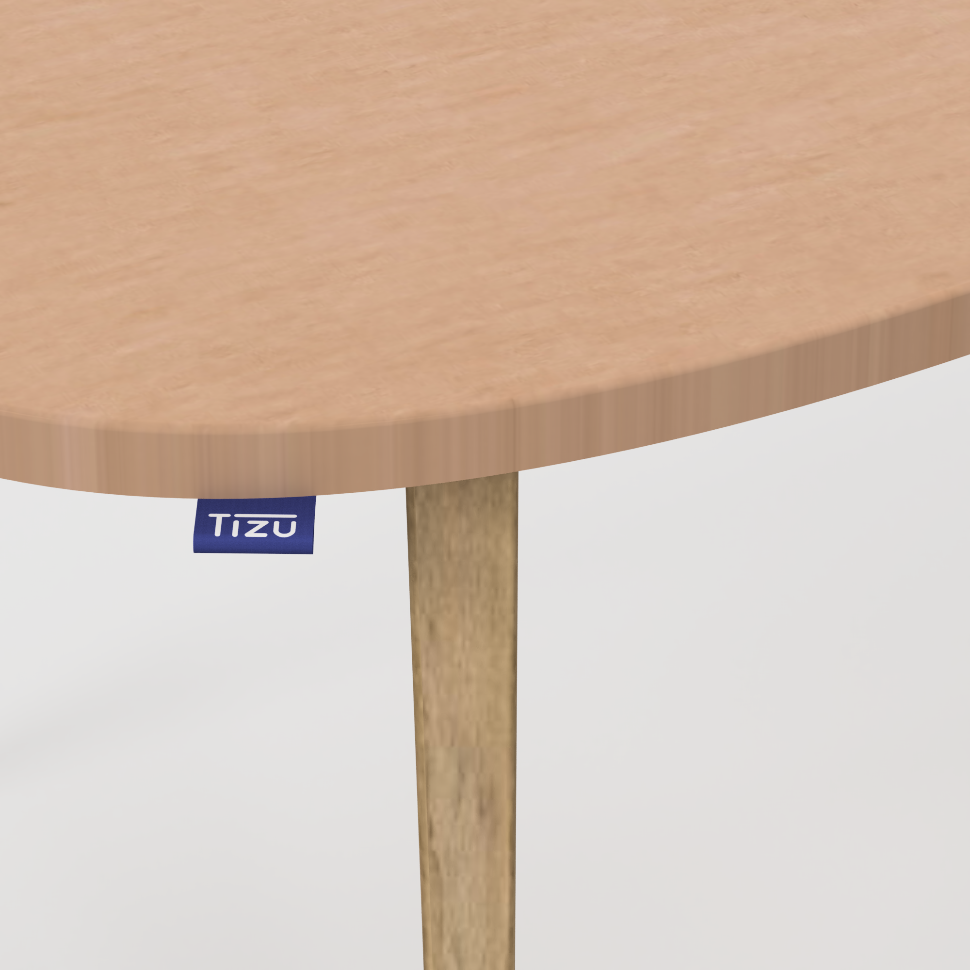 Tizu Bellecombe Belle L100cm table basse Camel 100x50cm