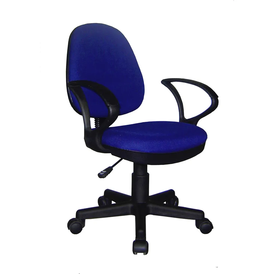 MOBIKA Bureau chaise dactylo accoudoirs fixes tissu