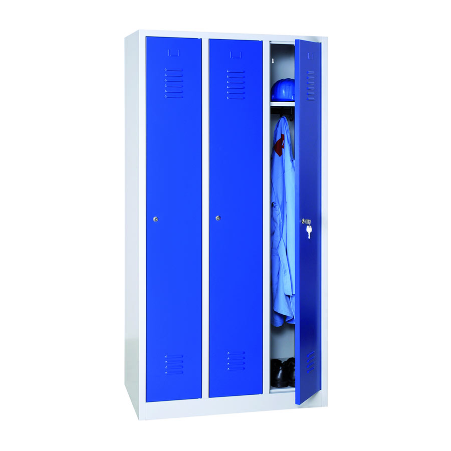 MOBIKA Industrie vestiaire propre 3 cases métal