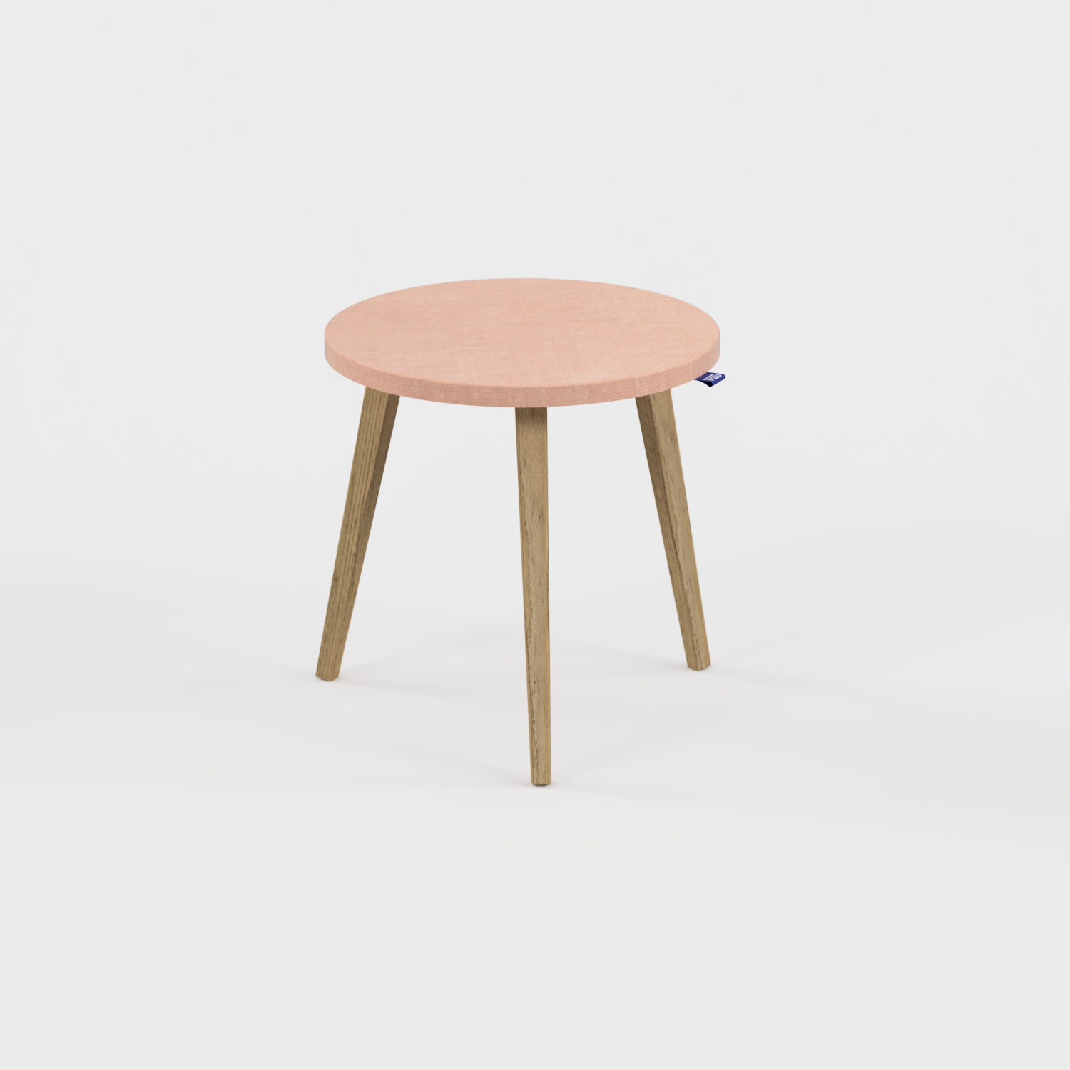 Tizu Confluence table basse Blanc Jacquard Ø45 cm