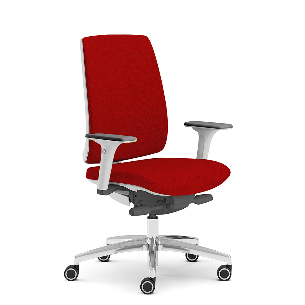 CUF Milano Velia White chaise de bureau blanche
