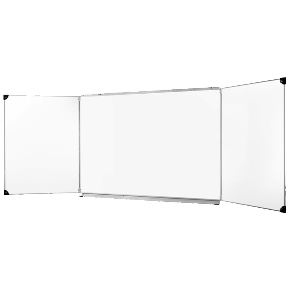 MOBIKA Bureau Tableau triptyque magnétique blanc 200 cm