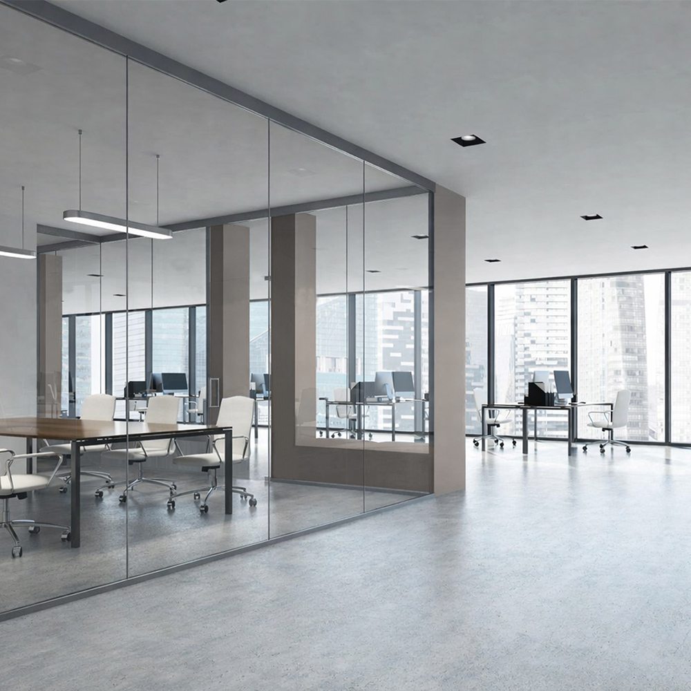 CUF Milano Idrawall cloison vitrée bureau verre