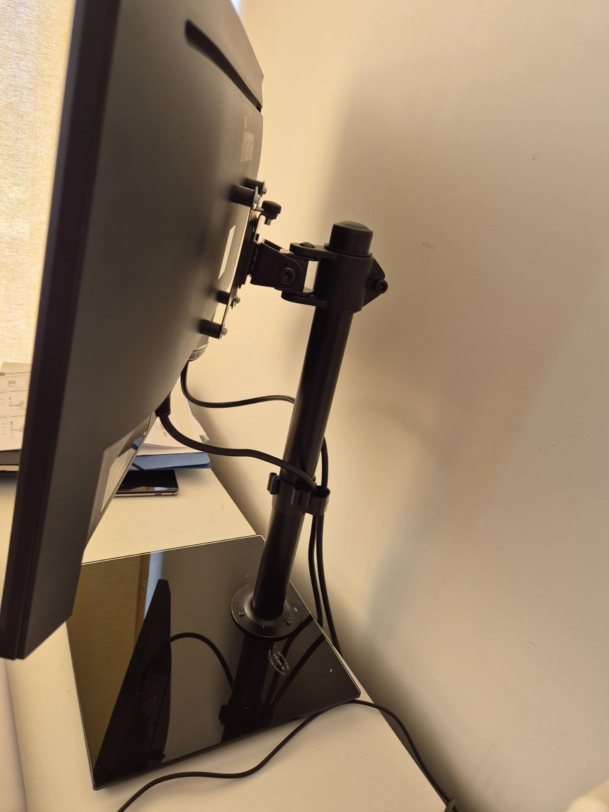 ErGear Monitor Mounts support moniteur 32 pouces verre