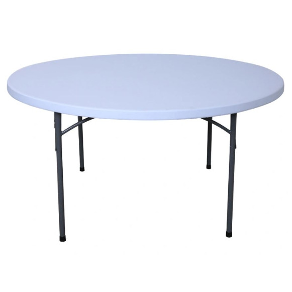 MOBIKA Réfectoire Table ronde polyéthylène pliante