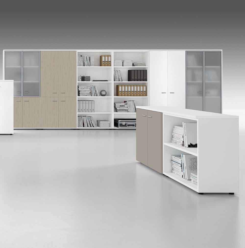 CUF Milano Doria bibliothèque bureau rangement porte
