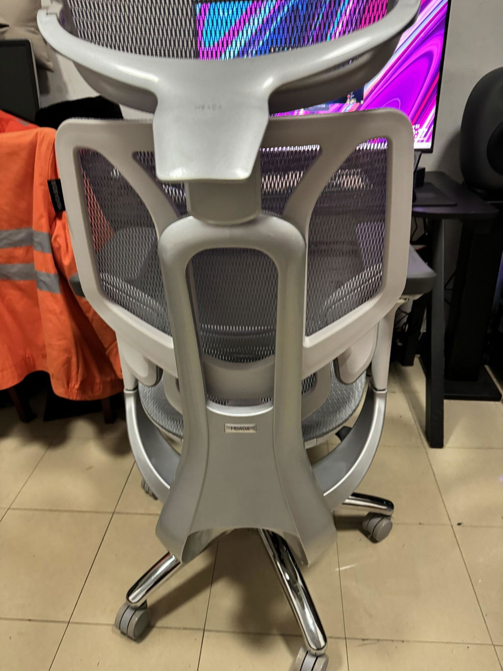 Hbada E3 Air Chaise de bureau rose assise confort