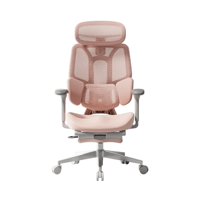 Hbada E3 Air Chaise de bureau rose assise confort