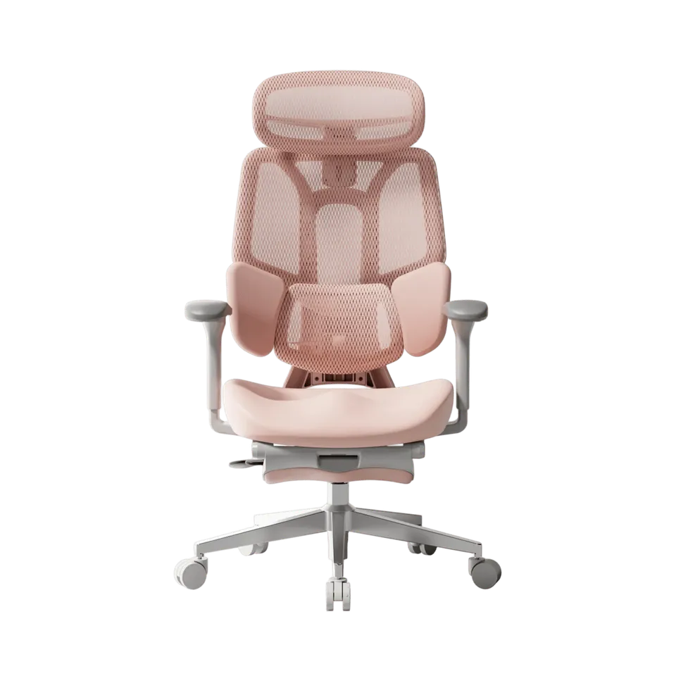 Hbada E3 Air Chaise de bureau rose assise confort