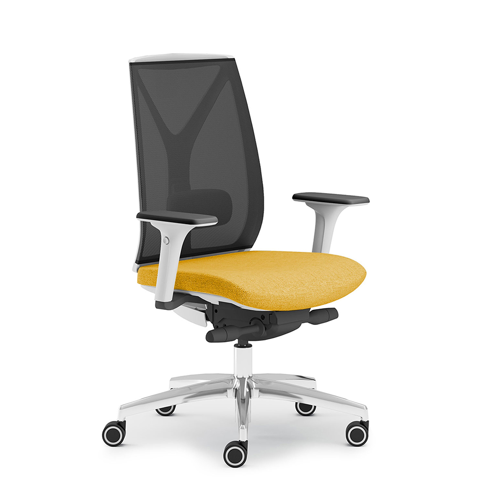 CUF MILANO Velia Rete White siège bureau blanc