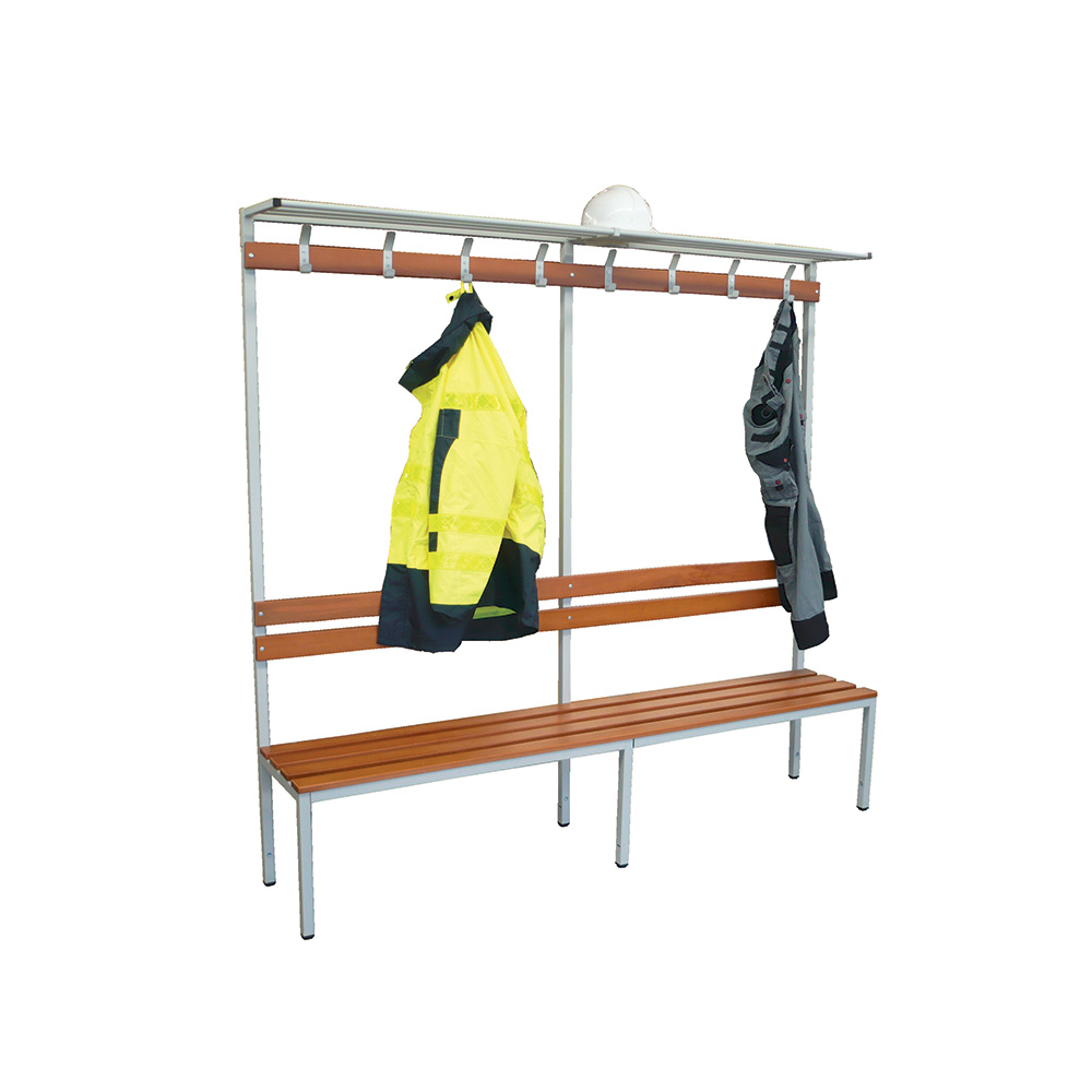 MOBIKA Industrie Banc porte-manteaux assise simple double