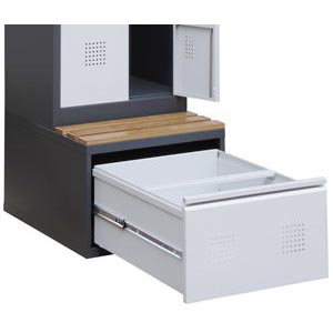 MOBIKA Industrie Vestiaire avec coffre atelier