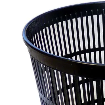 MOBIKA Bureau corbeille papier plastique noir