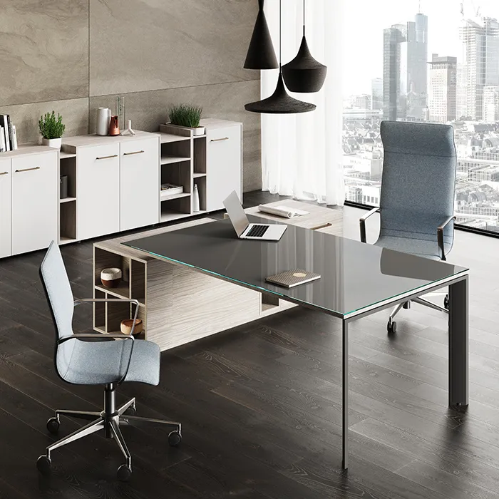 CUF Milano Bramante Glass bureau direction verre