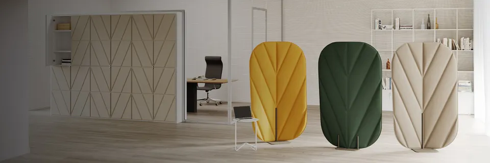 CUF Milano Fei Freestanding panneau acoustique bureau