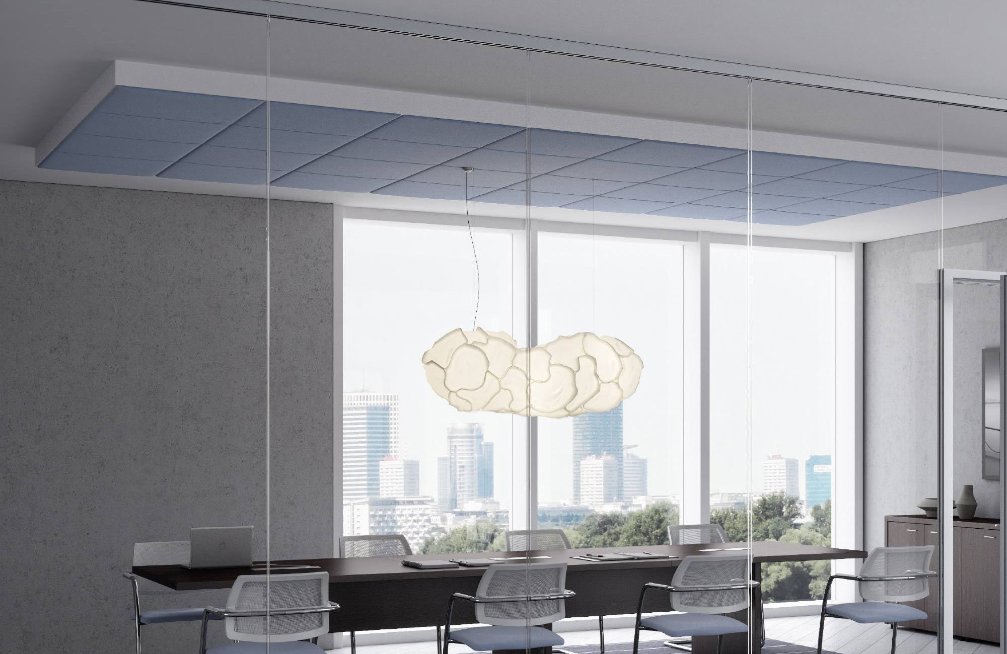 CUF Milano Tile Acoustix panneau acoustique mural bureau
