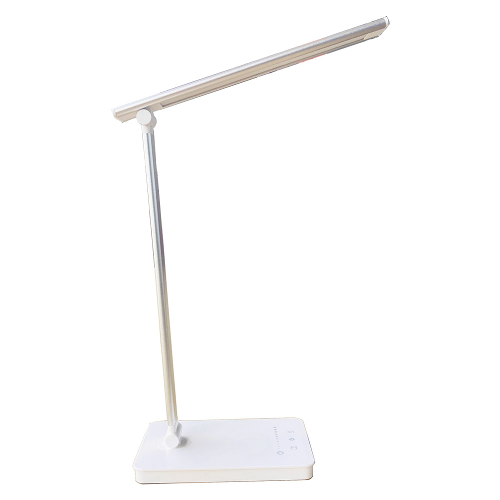 MOBIKA Bureau Lampe de bureau LED blanc argenté 10-15 W