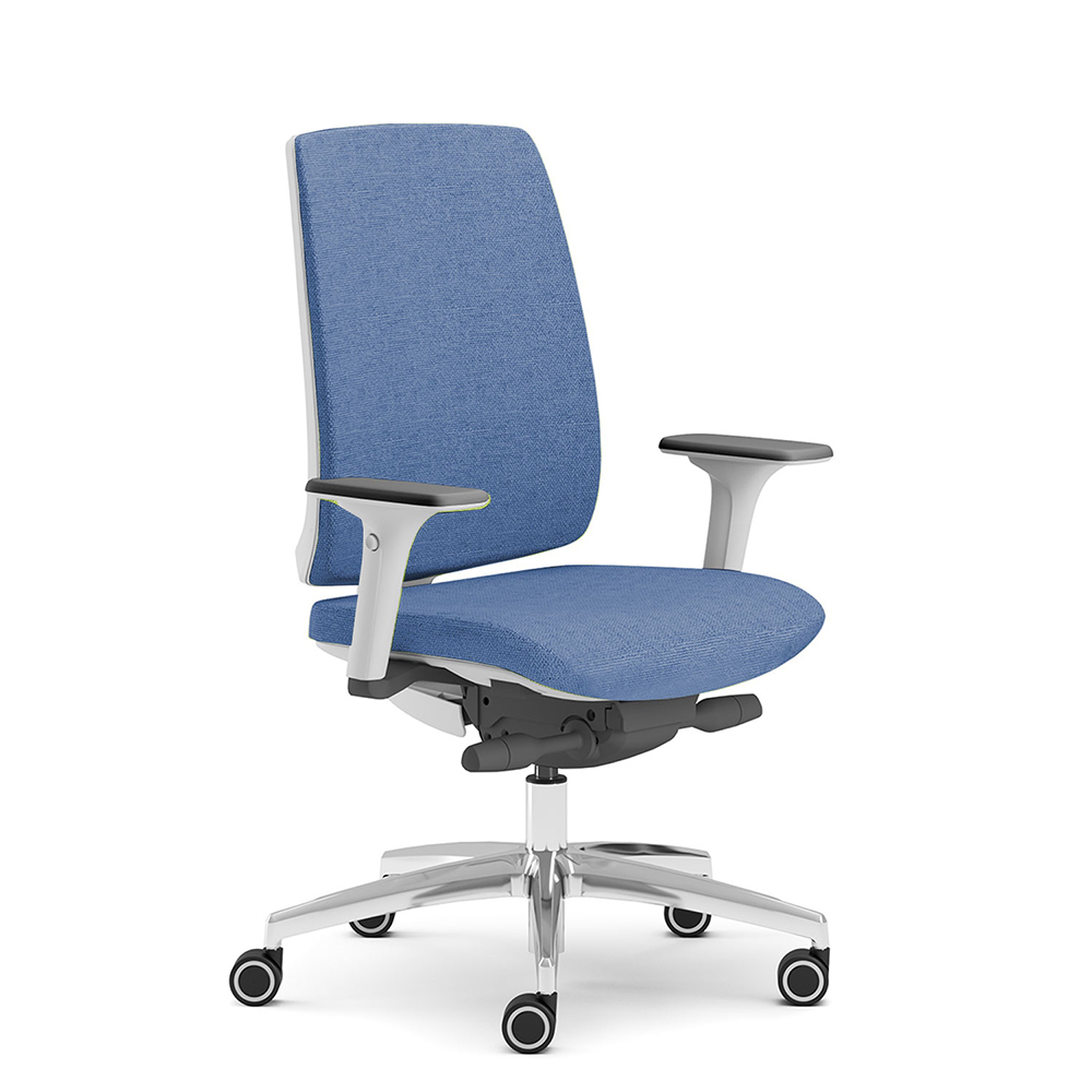 CUF Milano Velia White chaise de bureau blanche